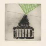 Stefan Wewerka, Paris (Mappe mit 8 Arbeiten), Radierung, handkoloriert auf Papier