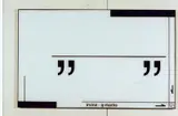 Rainer Ganahl, "irvine-q-marks", Offset auf Papier auf Plexiglas