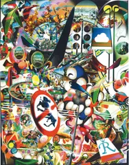 Martin Denker, "BeNiceMr.Eyes!", C-Print auf Diasec in Shadow-box