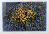 Jörg Immendorff, Ohne Titel, Siebdruck auf Papier
