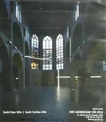 Mischa Kuball, Ohne Titel (Ausstellungsplakat St. Peter Köln), Kunstdruck auf Papier