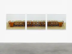 Ricarda Roggan, "Stühle und Tische" (3-teilig), C-Print