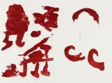 Spur II (8 Blätter aus einer Mappe mit 9 Arbeiten) by Joseph Beuys, Farblithografie auf Papier, sold Jun 2015