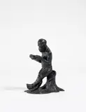 Affe, sitztend mit Buch by Jörg Immendorff, Bronze, sold Dec 2016