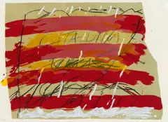 Berlin Suite (Mappe mit 10 Arbeiten) by Antoni Tàpies, Farblithografie auf Bütten, Papeterie d'Arches, sold Jun 2015