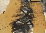 Berlin Suite (4 Blätter aus einer Mappe mit 10 Arbeiten: Blatt 2,3,8,9) by Antoni Tàpies, Farblithografie auf Bütten, Papeterie d'Arches, sold Jun 2015