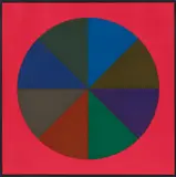 Sol LeWitt, A circle divided into eight equal parts (Mappe mit 4 Arbeiten), Siebdruck auf Papier
