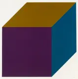 Sol LeWitt, Forms derived from a cube (color) (1 Blatt aus einer Mappe mit 12 Arbeiten)
