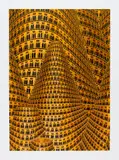 Annette von der Bey, Turmbau zu Babel II und III (2 Blätter aus einer Serie von 3 Arbeiten), Siebdruck auf Papier