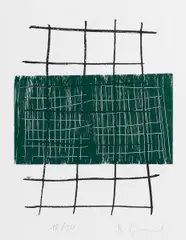 Roland Geissel, Ohne Titel (Serie mit 2 Arbeiten), Siebdruck auf Papier