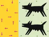 Ren Rong, Doppelhund und Ohne Titel (2 Arbeiten), Siebdruck auf Papier