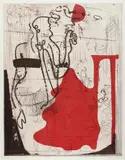 Markus Oehlen, Ohne Titel (Mappe mit 5 Arbeiten), Farbradierung auf Papier