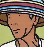 Julian Opie, Komang, beach vendor