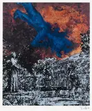 Jörg Immendorff, Stadtansichten (für die Aktie), Serie von vier Farbserigrafien auf Velin