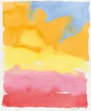 Zu: "Archäologie des Reisens" by Günther Uecker, Aquarell auf Büttenkarton, sold Jun 2015