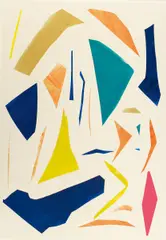 Ohne Titel by Imi Knoebel, Papiercollage auf leichtem Karton, sold Nov 2015