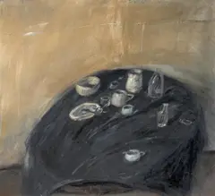 Stillleben XXIV by Klaus Fußmann, Öl auf Leinwand, sold Nov 2015