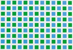 Ohne Titel by François Morellet, Farbserigrafie auf Karton, sold Nov 2015