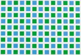 François Morellet, Ohne Titel, Farbserigrafie auf Karton