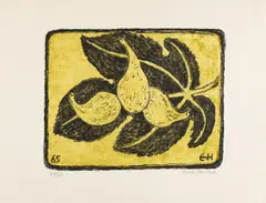 Erich Heckel, Feigen, Farblithografie auf Velin