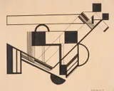 Peter Röhl, Ohne Titel, Tusche auf Velin