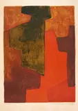 Composition orange et verte by Serge Poliakoff, 1964, Farblithografie auf Velin, sold Nov 2015