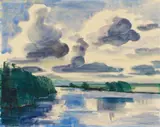 Max Pechstein, Seewinkel, Garder See, Pommern