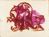 Hann Trier, Variation der Formen II/III/IV, Farbholzschnitt auf feinem Seidenpapier
