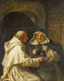 Eduard von Grützner, Mönch mit Kellermeister
