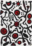 Spirit of Europe by A. R. Penck, Farbserigrafie auf Bütten, sold Nov 2015