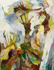 "Baumgespräch" by Bernard Schultze, Öl auf Leinwand, sold Nov 2015