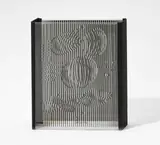 Petite Venus by Victor Vasarely, Serigrafie auf weißer Kunststoffplatte und Plexiglas verbunden durch zwei leinenbezogene Kartons, sold Nov 2015