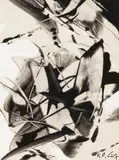 Quulph by Karl Otto Götz, Gouache auf Karton, sold Nov 2015