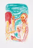 Daniel Richter, Aus: Art of Cider Edition No. 2, 2009, Farblithografie auf Velin