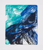 Kallos by Karl Otto Götz, 1998, Farblithografie auf FA 5 FABRIANO 50% COTTON (Wasserzeichen), sold Nov 2015
