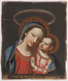 German School, The Madonna and Child, Oil on canvas