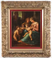 Raphael, The Madonna of Divine Love, Oil on canvas