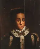European School, Portrait of a Royal, Oil on wood panel