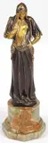 Mars Vallett, La Princesse Lointaine, Parcel gilt bronze