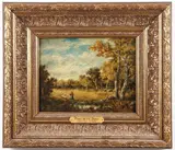 Narcisse Virgilio Díaz, The Path, Oil on board