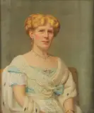John Colin Forbes, Elegantly Dressed Woman with Jewels, Oil on canvas