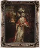 Joshua Reynolds, Portrait of Mary Isabelle, Dutchess of Rutland, Oil on canvas laid on wood panel