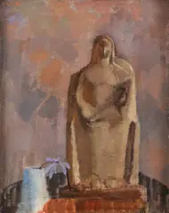 Marvin Cone, Still Life, Oil on paper