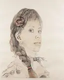 Tomas Lasansky, Carmen, Dry point etching