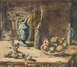 Conger Metcalf, Still Life with Fruit and Objects