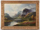 Thomas C. Blake, Highland Mist, Oil on canvas