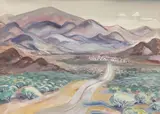 Ann Michalov, Mohave Desert, Watercolor