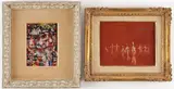 Zero Mostel, A Self Portrait and Standing Figures - a pair of paintings, Each oil on Masonite