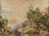 Thomas Moran, Grand Canyon, Color lithograph