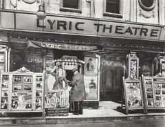 Berenice Abbott, Lyric Theatre Manhattan, Gelatin print - likely a later printing
